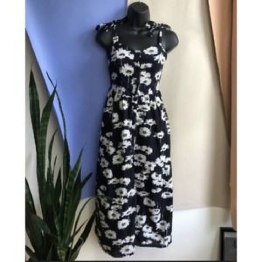 Urban Outfitters Dandelion Strappy Positano Tie-Shoulder Midi Dress